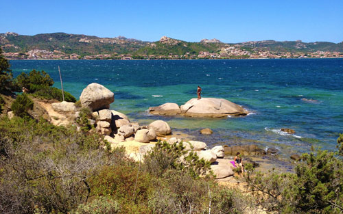 Cala Ginepri Beach and Rocks, Cannigione