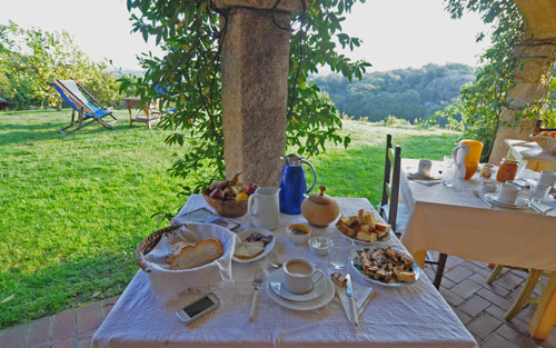 Frühstück mit Aussicht - La Murichessa